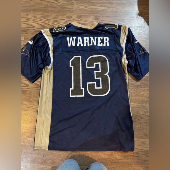 Other - NFL Rams Warner Jersey - Navy and Gold